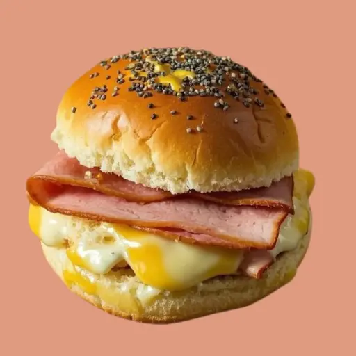 Ham and Egg Square Bun (1 Bun)