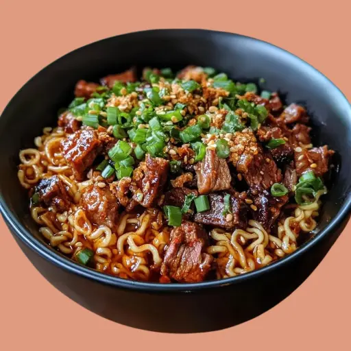 Spice Pork Noodles (Bowl)
