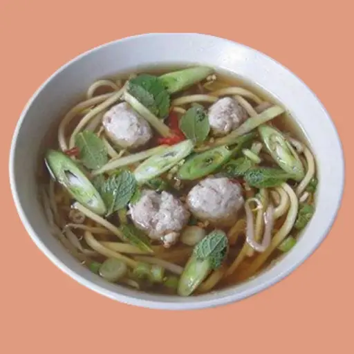 Pork Ball Noodles (Bowl)